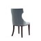 Manhattan Comfort Reine Faux Leather Dining Chair in Pebble Grey- Set of 2 DC007-PE - alternate 3